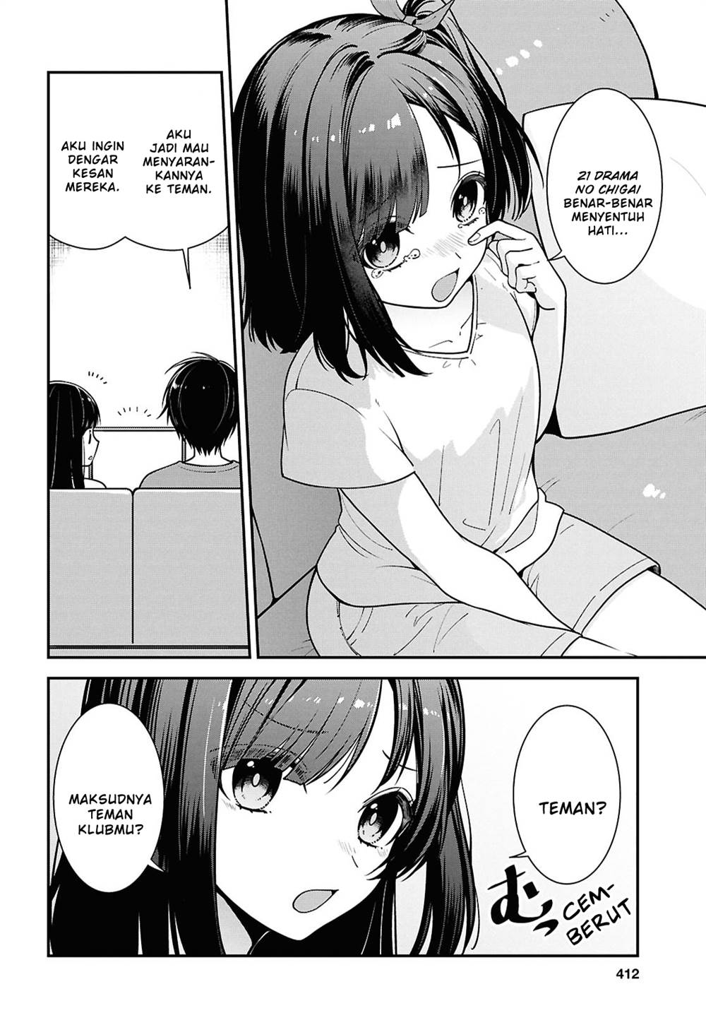 Tonari no Seki no Yankee Shimizu-san ga Kami o Kuroku Sometekita Chap 12 - Next Chap 13