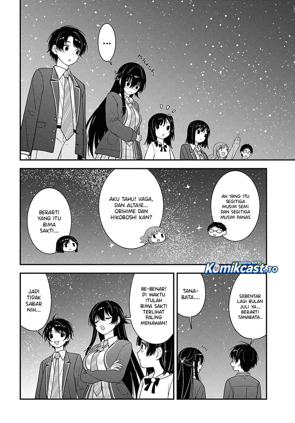 Tonari no Seki no Yankee Shimizu-san ga Kami o Kuroku Sometekita Chap 15 - Next Chap 16