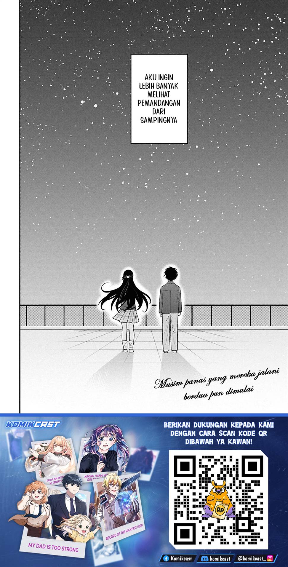 Tonari no Seki no Yankee Shimizu-san ga Kami o Kuroku Sometekita Chap 15 - Next Chap 16