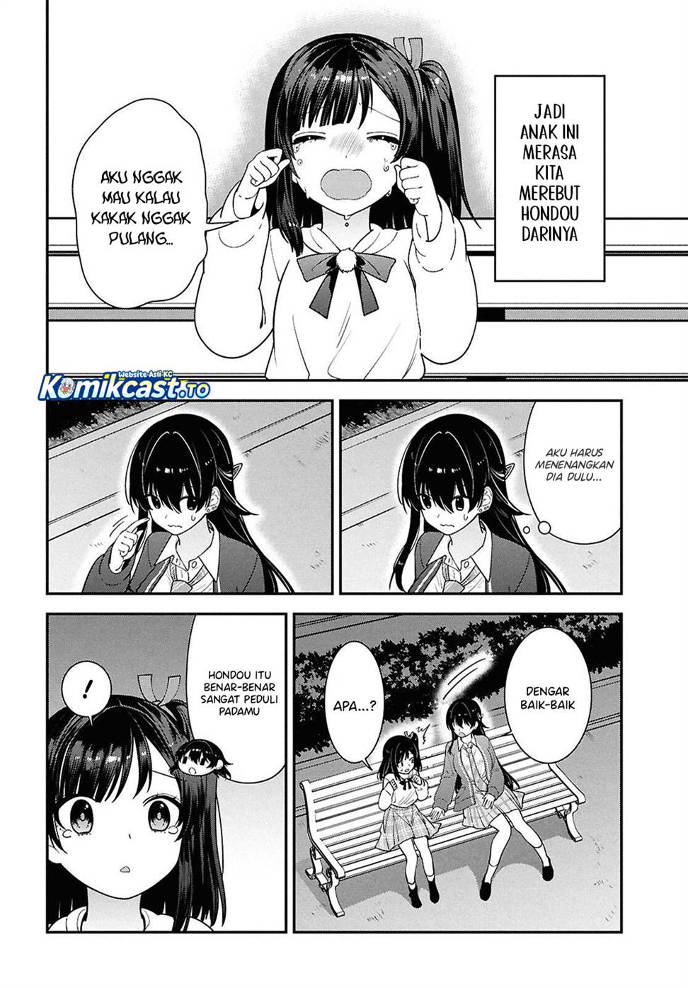 Tonari no Seki no Yankee Shimizu-san ga Kami o Kuroku Sometekita Chap 15 - Next Chap 16