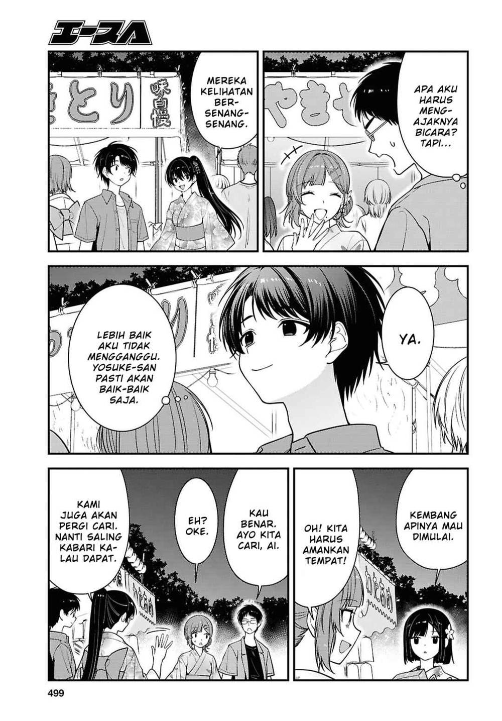 Tonari no Seki no Yankee Shimizu-san ga Kami o Kuroku Sometekita Chap 16 - Next Chap 17