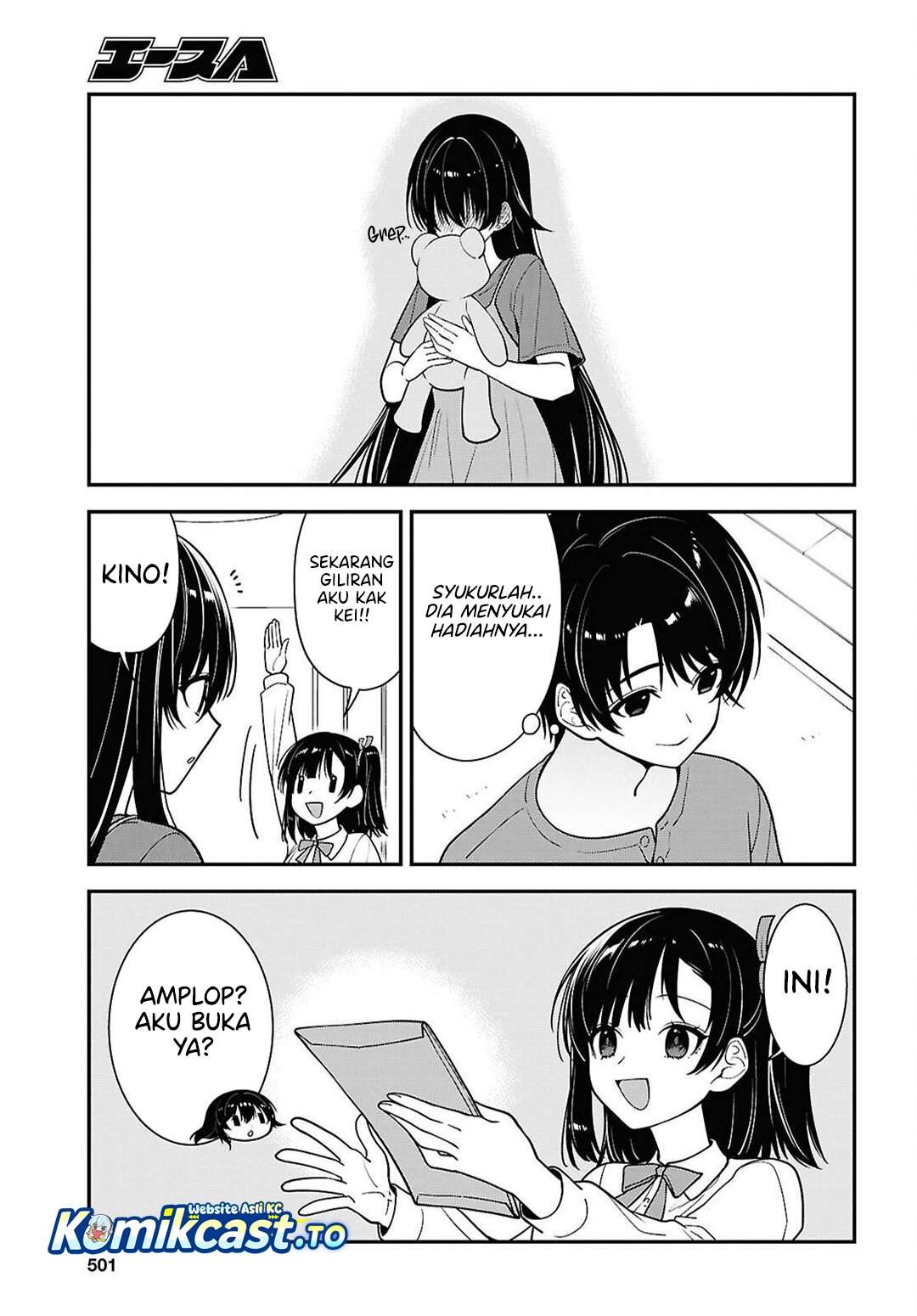 Tonari no Seki no Yankee Shimizu-san ga Kami o Kuroku Sometekita Chap 18 - Next Chap 19