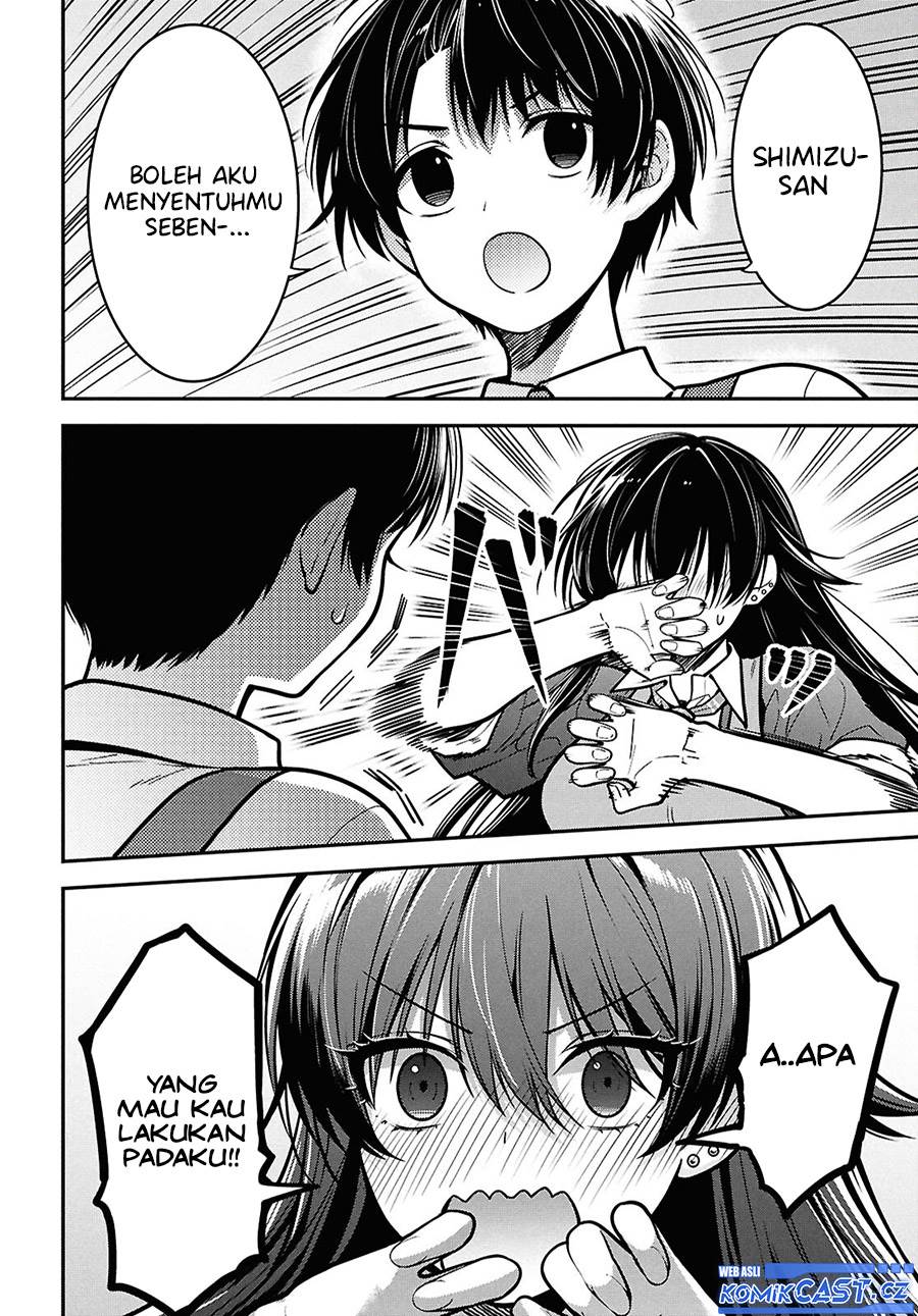 Tonari no Seki no Yankee Shimizu-san ga Kami o Kuroku Sometekita Chap 2 - Next Chap 3