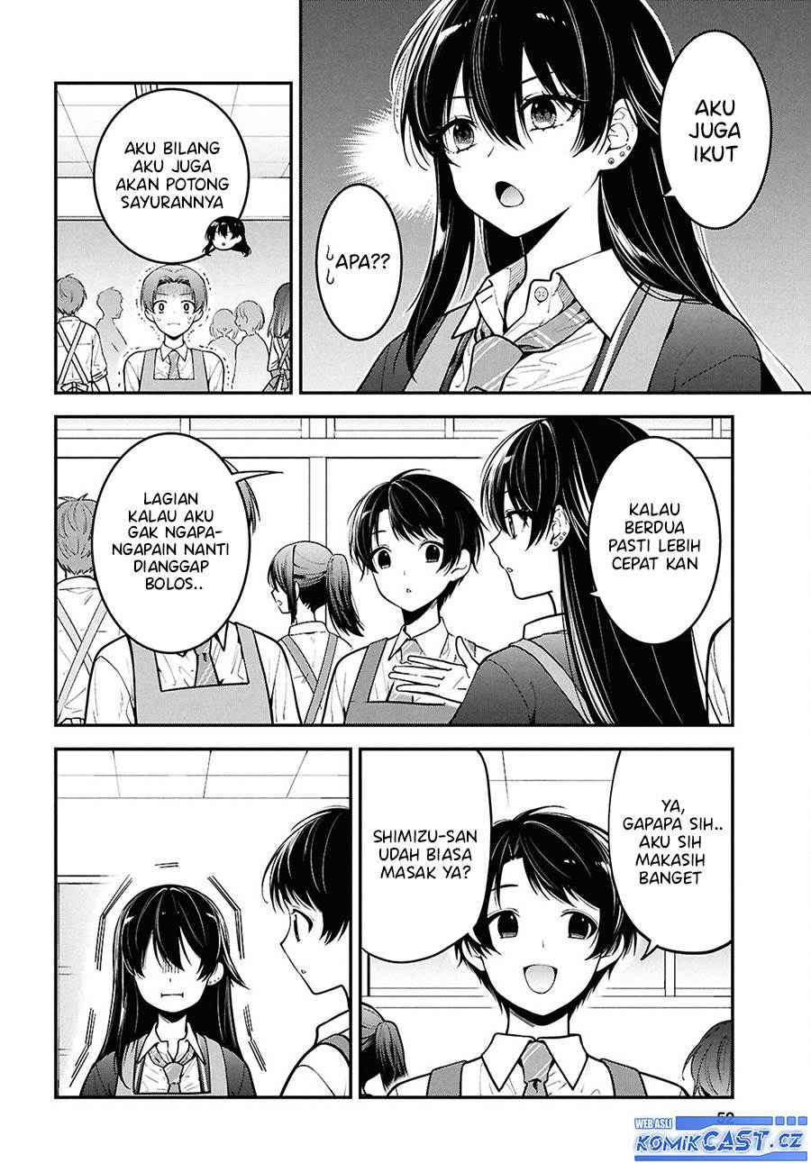 Tonari no Seki no Yankee Shimizu-san ga Kami o Kuroku Sometekita Chap 2 - Next Chap 3