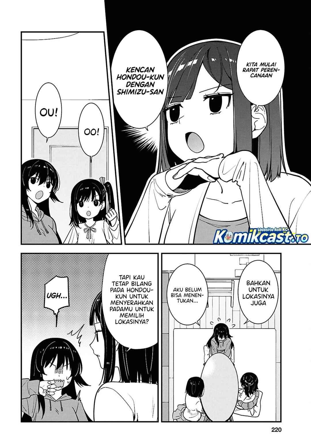 Tonari no Seki no Yankee Shimizu-san ga Kami o Kuroku Sometekita Chap 20 - Next Chap 21