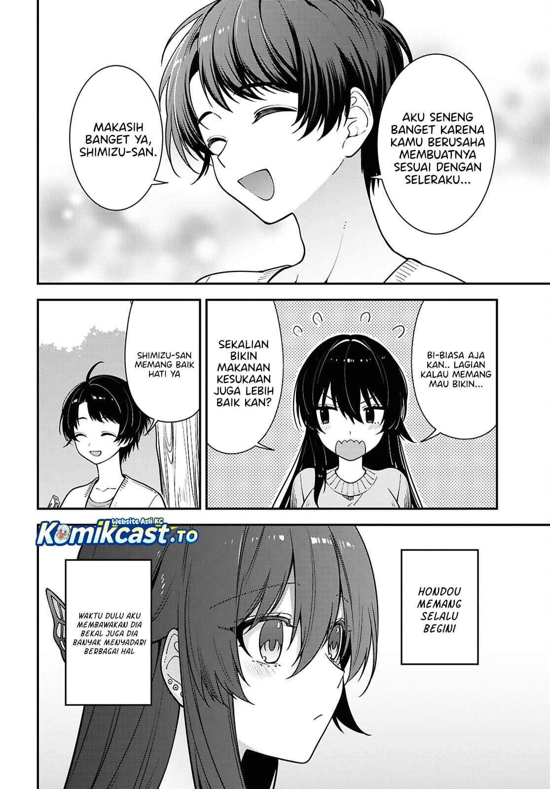 Tonari no Seki no Yankee Shimizu-san ga Kami o Kuroku Sometekita Chap 21 - Next Chap 22