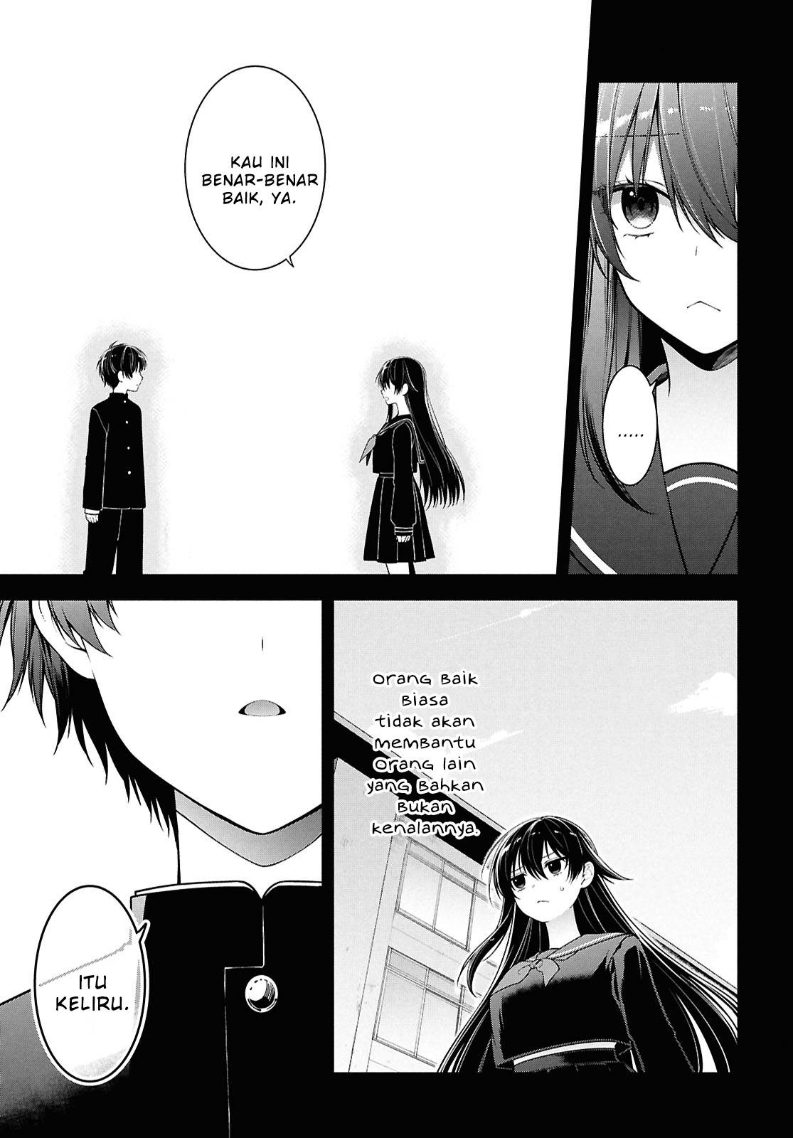 Tonari no Seki no Yankee Shimizu-san ga Kami o Kuroku Sometekita Chap 4 - Next Chap 5