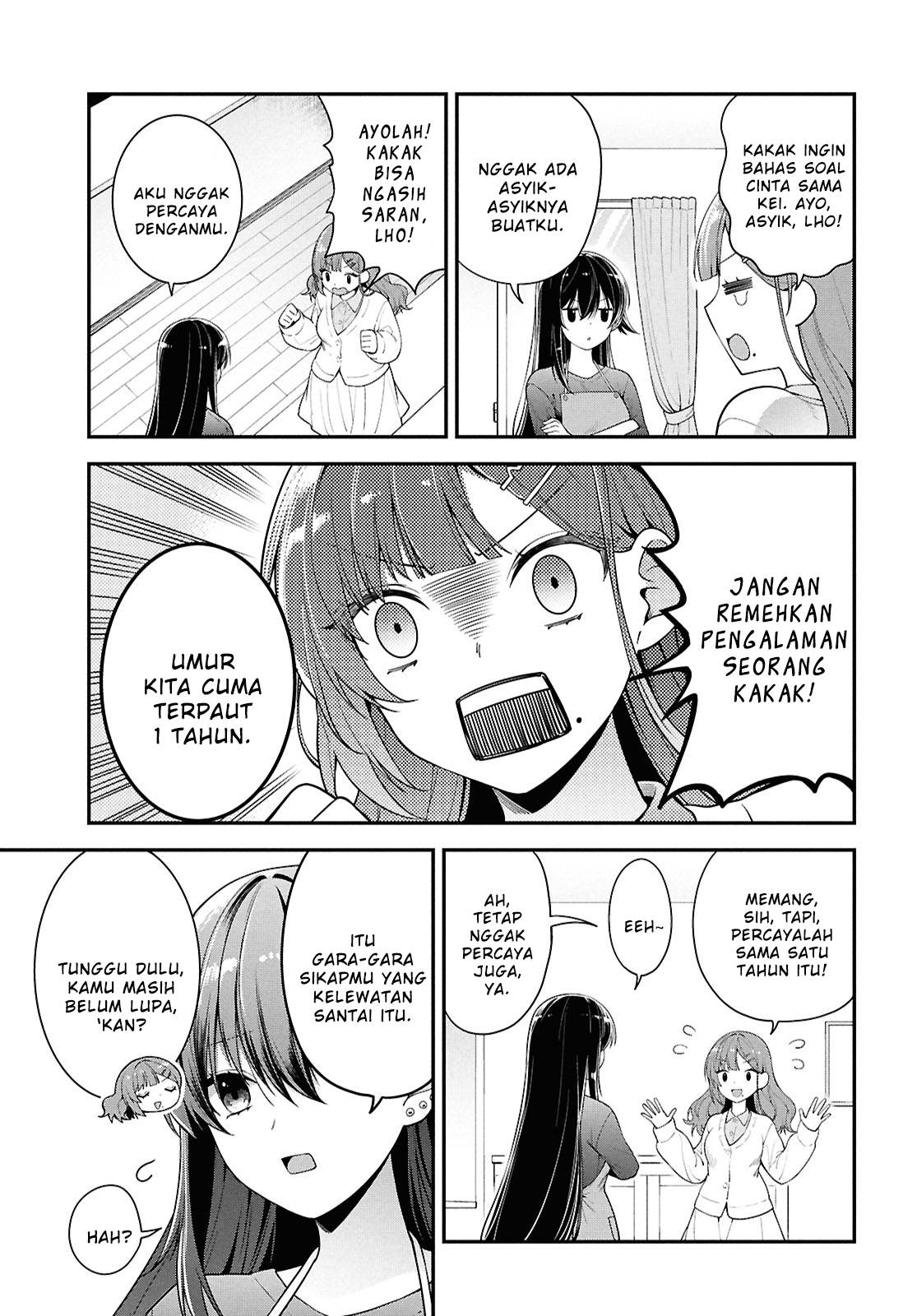 Tonari no Seki no Yankee Shimizu-san ga Kami o Kuroku Sometekita Chap 4 - Next Chap 5