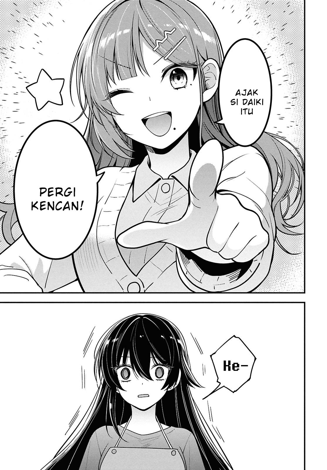 Tonari no Seki no Yankee Shimizu-san ga Kami o Kuroku Sometekita Chap 4 - Next Chap 5