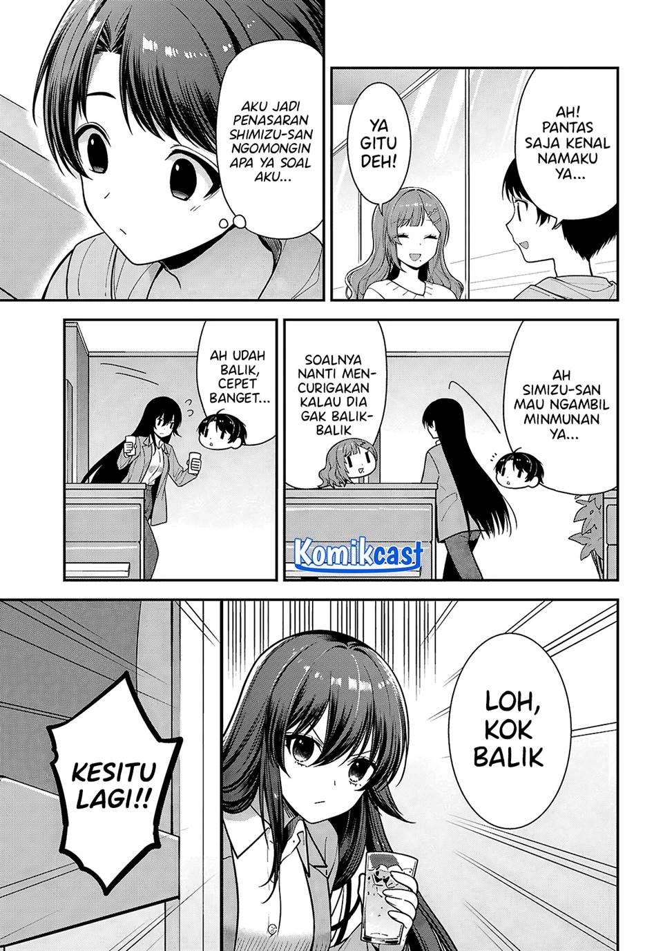 Tonari no Seki no Yankee Shimizu-san ga Kami o Kuroku Sometekita Chap 5 - Next Chap 6