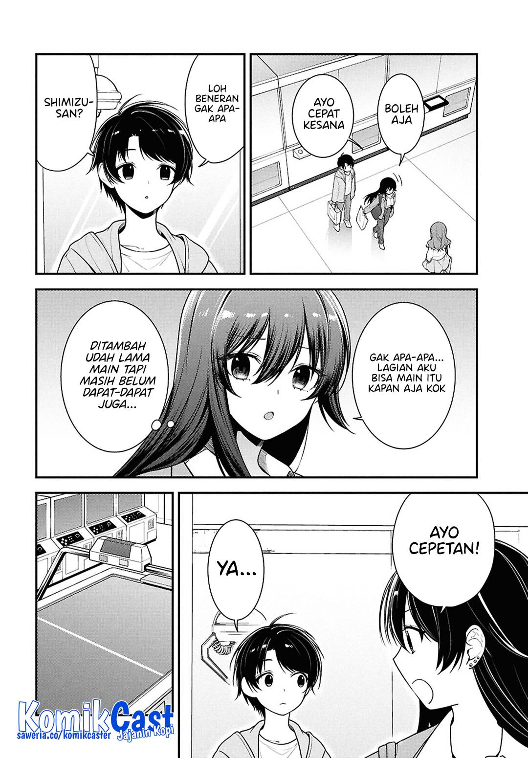 Tonari no Seki no Yankee Shimizu-san ga Kami o Kuroku Sometekita Chap 7 - Next Chap 8