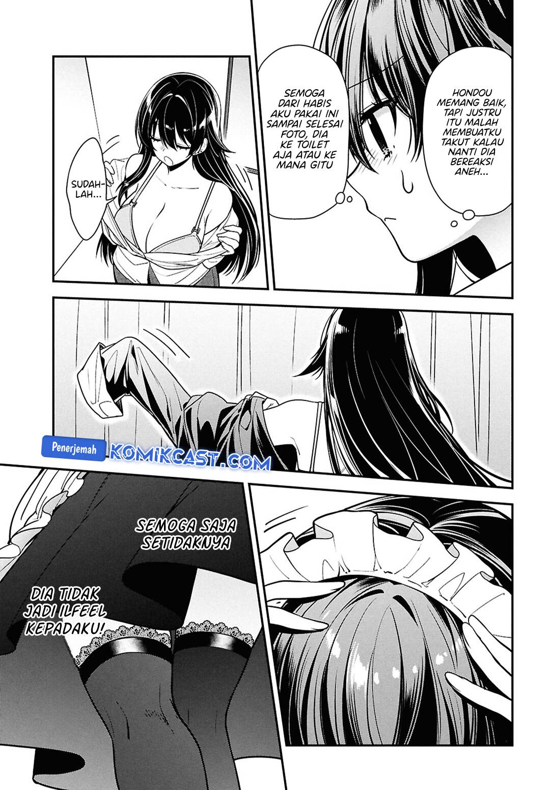 Tonari no Seki no Yankee Shimizu-san ga Kami o Kuroku Sometekita Chap 7 - Next Chap 8