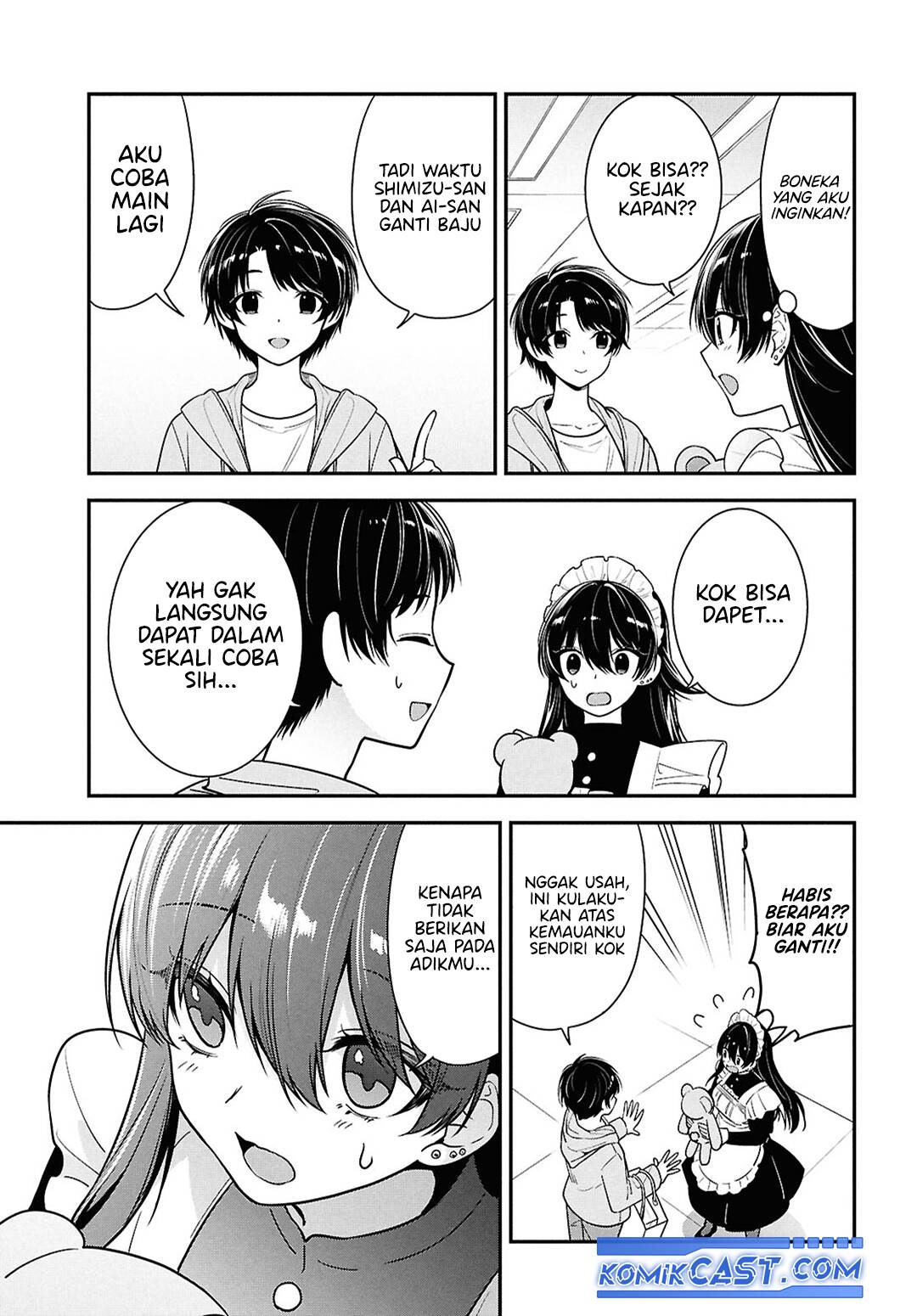 Tonari no Seki no Yankee Shimizu-san ga Kami o Kuroku Sometekita Chap 7 - Next Chap 8