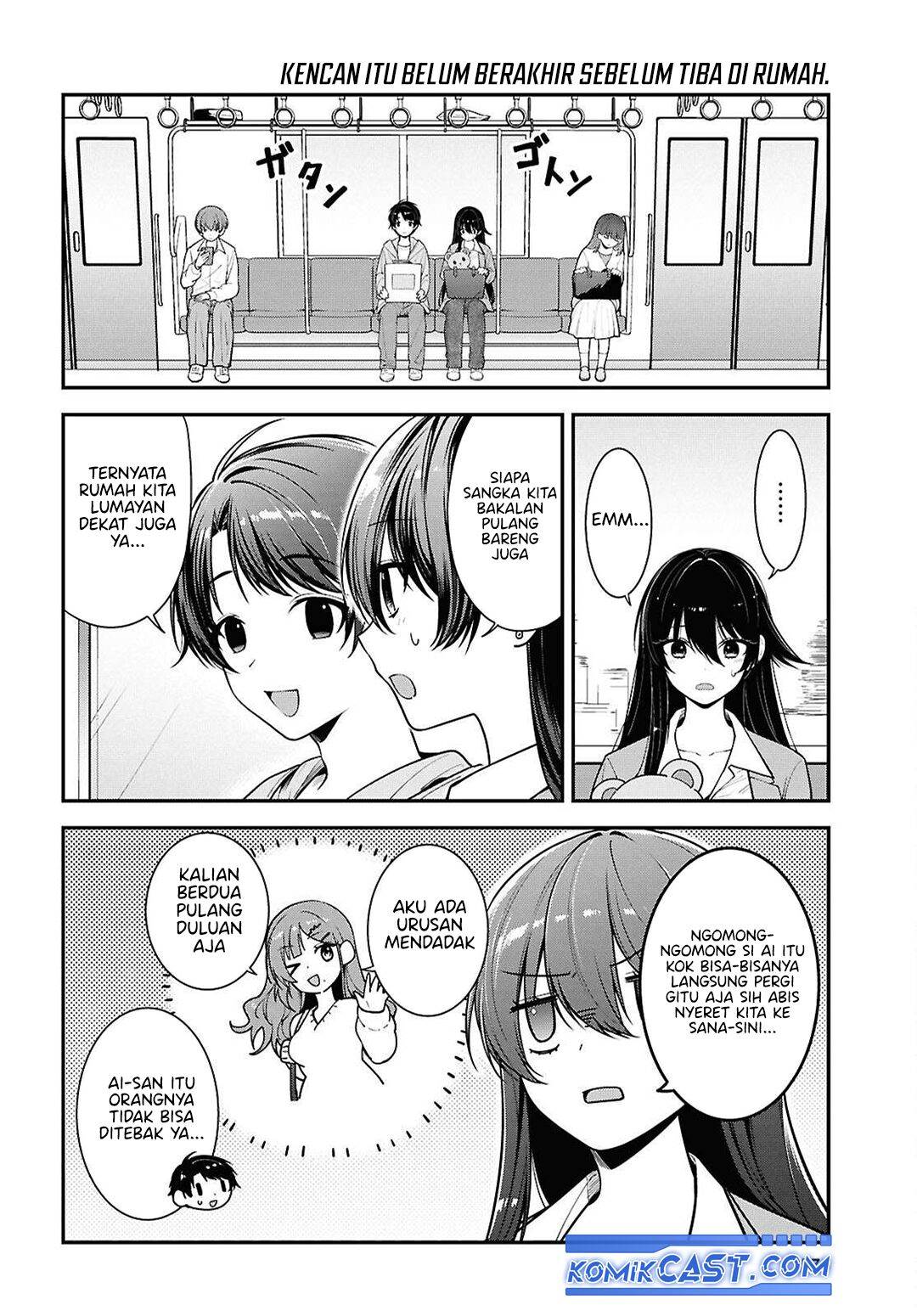 Tonari no Seki no Yankee Shimizu-san ga Kami o Kuroku Sometekita Chap 8 - Next Chap 9