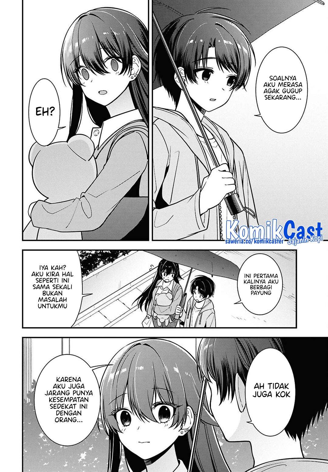 Tonari no Seki no Yankee Shimizu-san ga Kami o Kuroku Sometekita Chap 8 - Next Chap 9