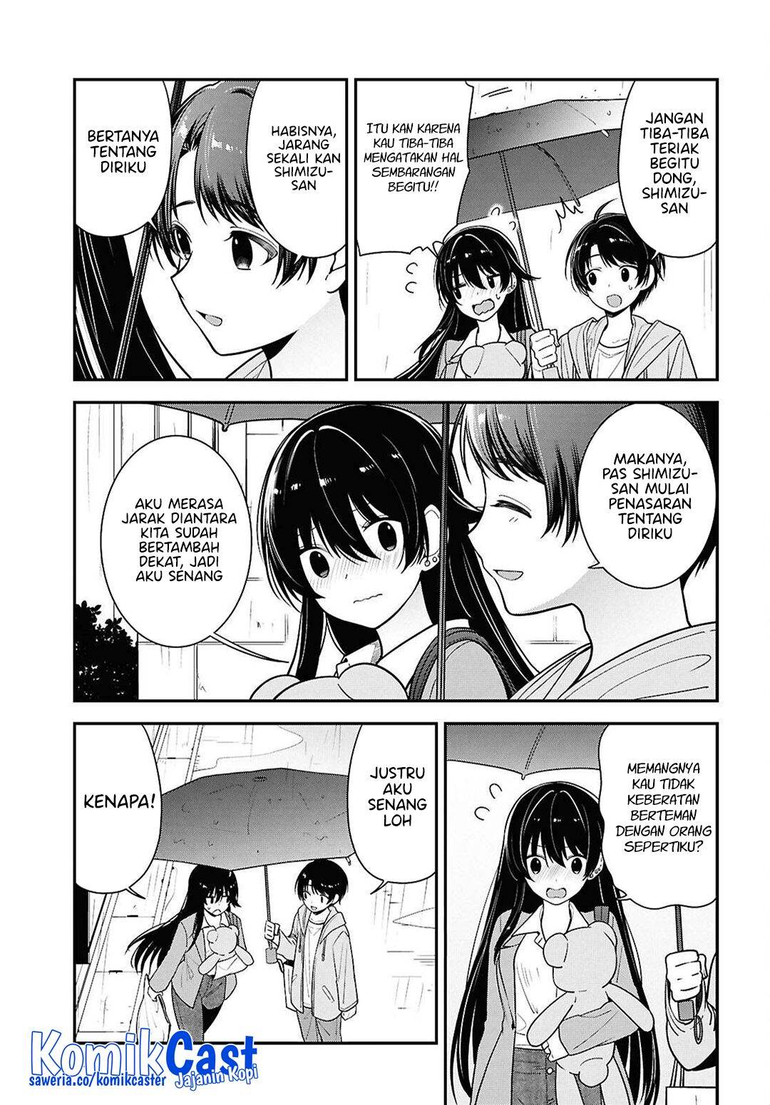 Tonari no Seki no Yankee Shimizu-san ga Kami o Kuroku Sometekita Chap 8 - Next Chap 9