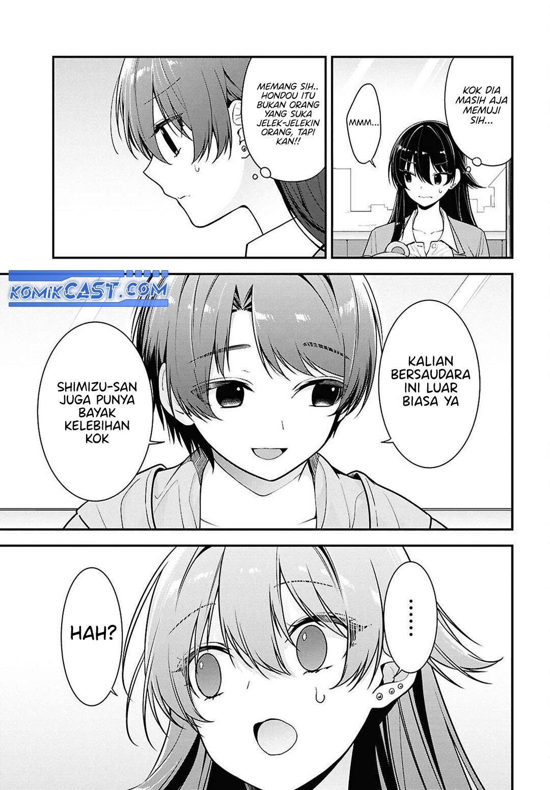 Tonari no Seki no Yankee Shimizu-san ga Kami o Kuroku Sometekita Chap 8 - Next Chap 9