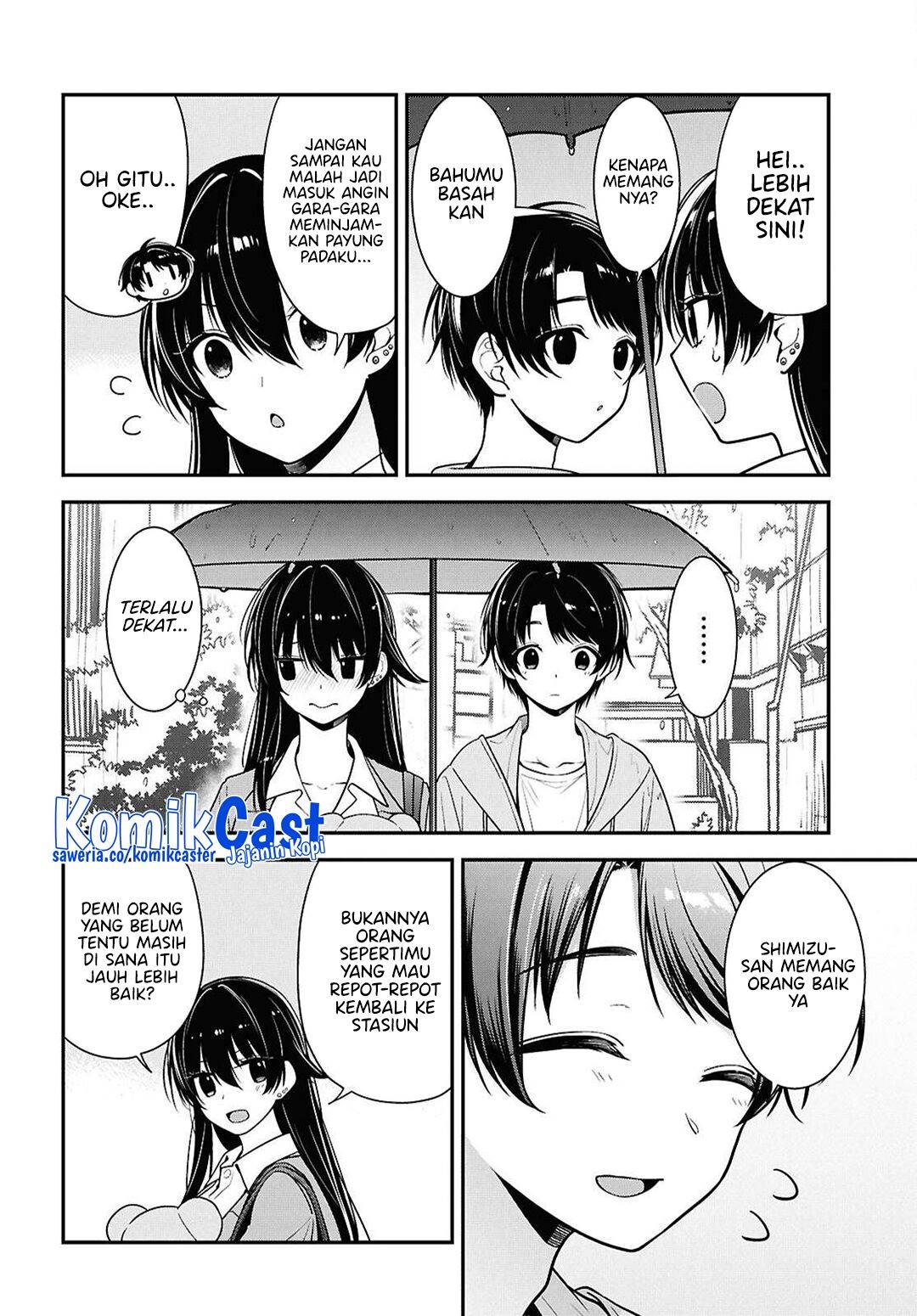 Tonari no Seki no Yankee Shimizu-san ga Kami o Kuroku Sometekita Chap 8 - Next Chap 9