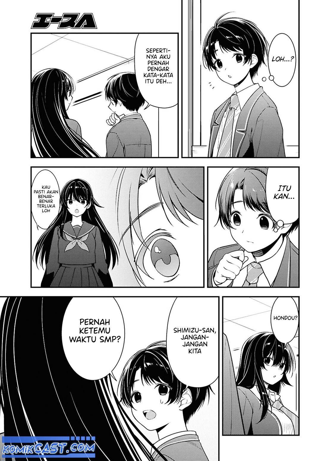 Tonari no Seki no Yankee Shimizu-san ga Kami o Kuroku Sometekita Chap 9 - Next Chap 10