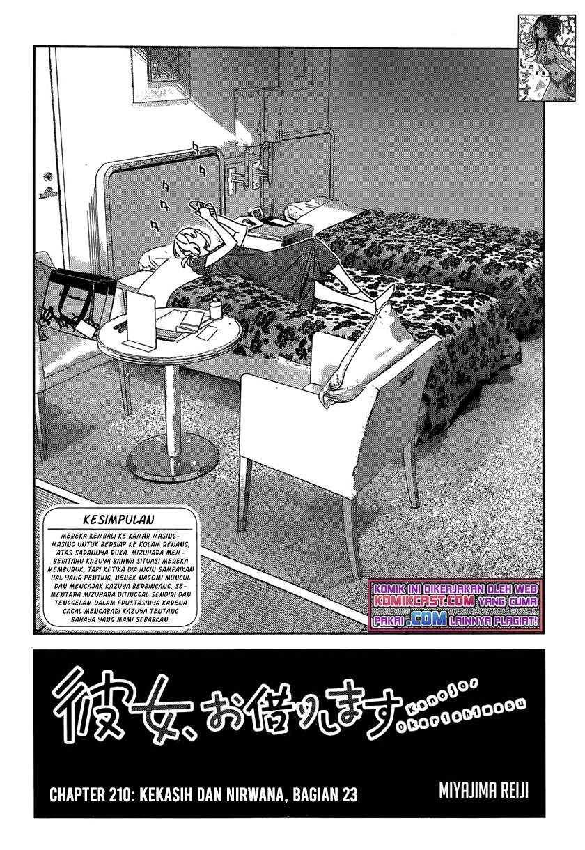Kanojo, Okarishimasu Chap 210 - Next Chap 211