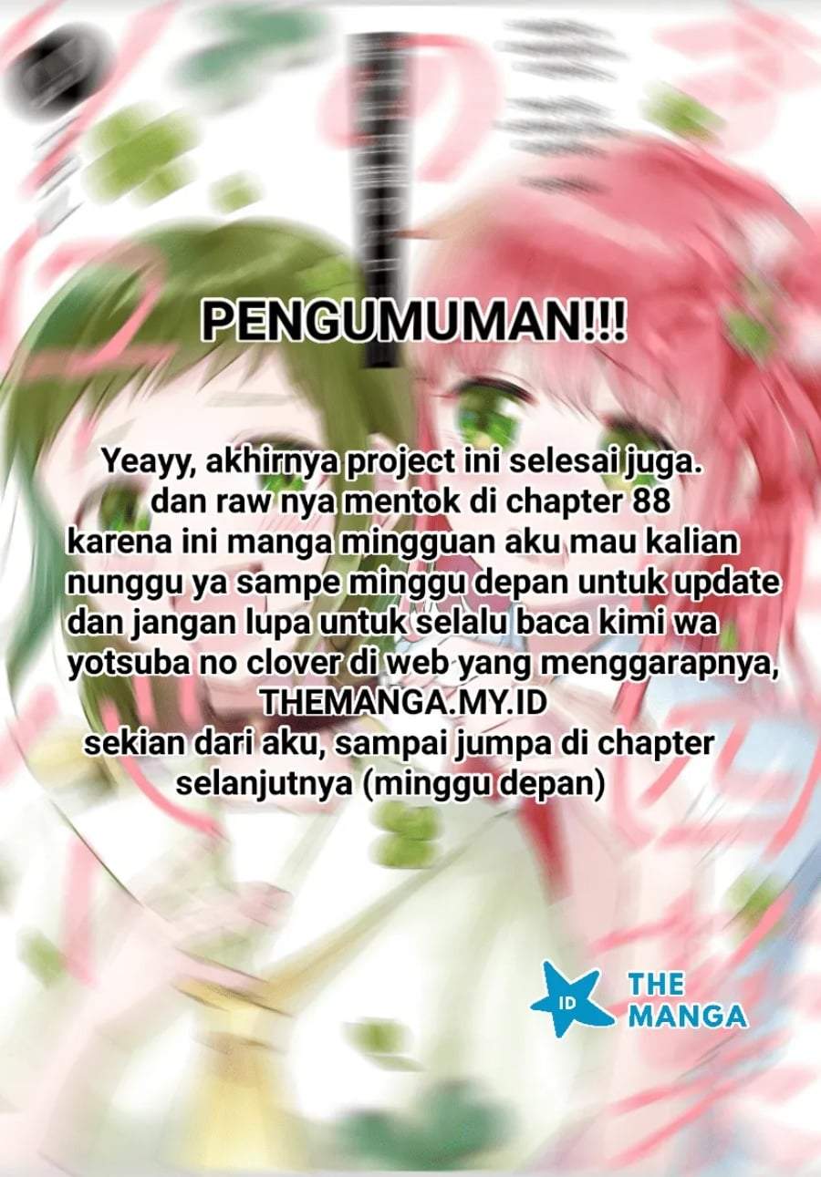 Kimi wa Yotsuba no Clover Chap 88 - Next Chap 89