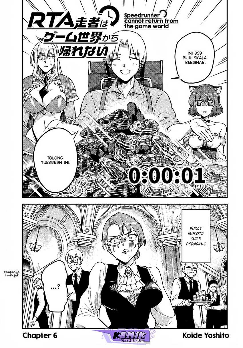 RTA Sousha wa Game Sekai kara Kaerenai Chap 6 - Next Chap 7