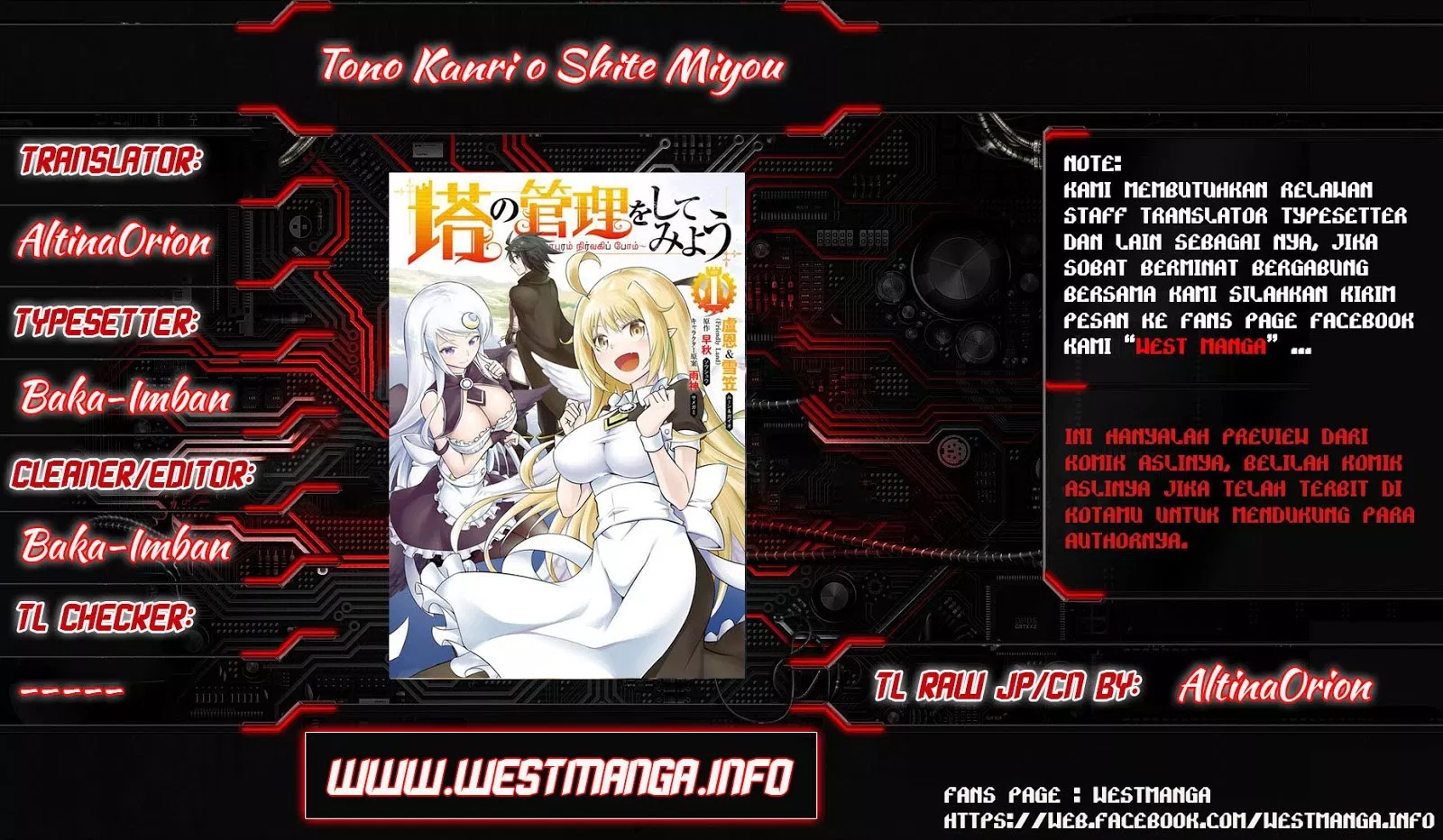 Tono no Kanri o Shite Miyou Chap 6 - Next Chap 7