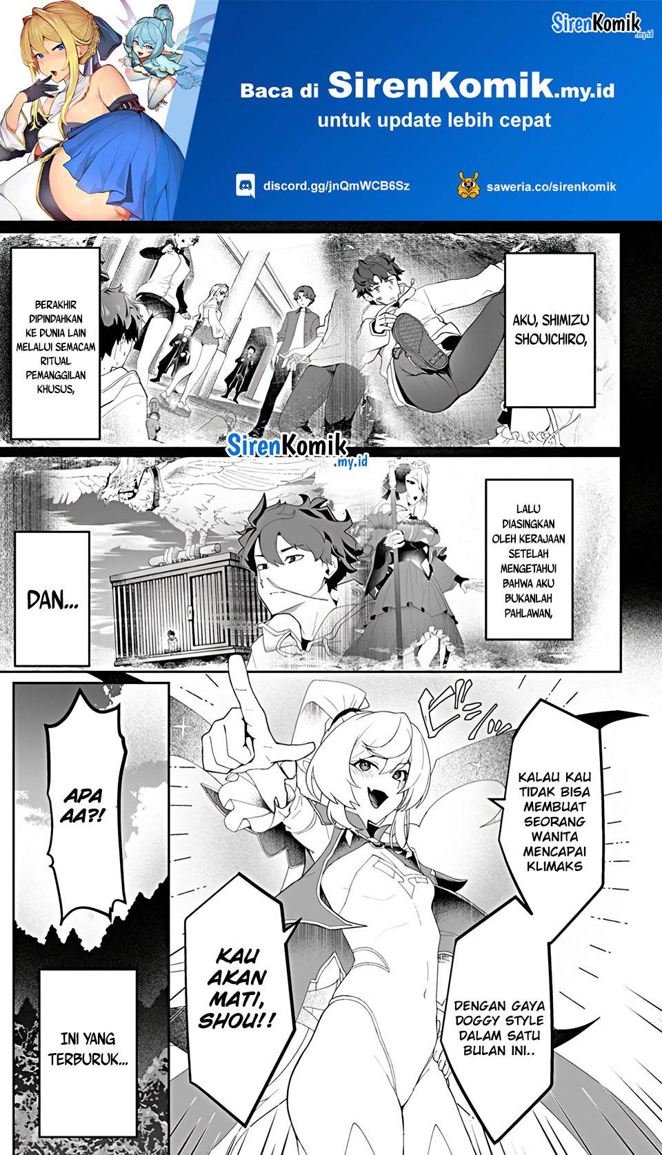 Makutsu no Ou ~Yomei Ikkagetsu no Doutei, Mahou Shoujo Harem o Kizuite Ou e Kunrinsu~ Chap 2 - Next Chap 3