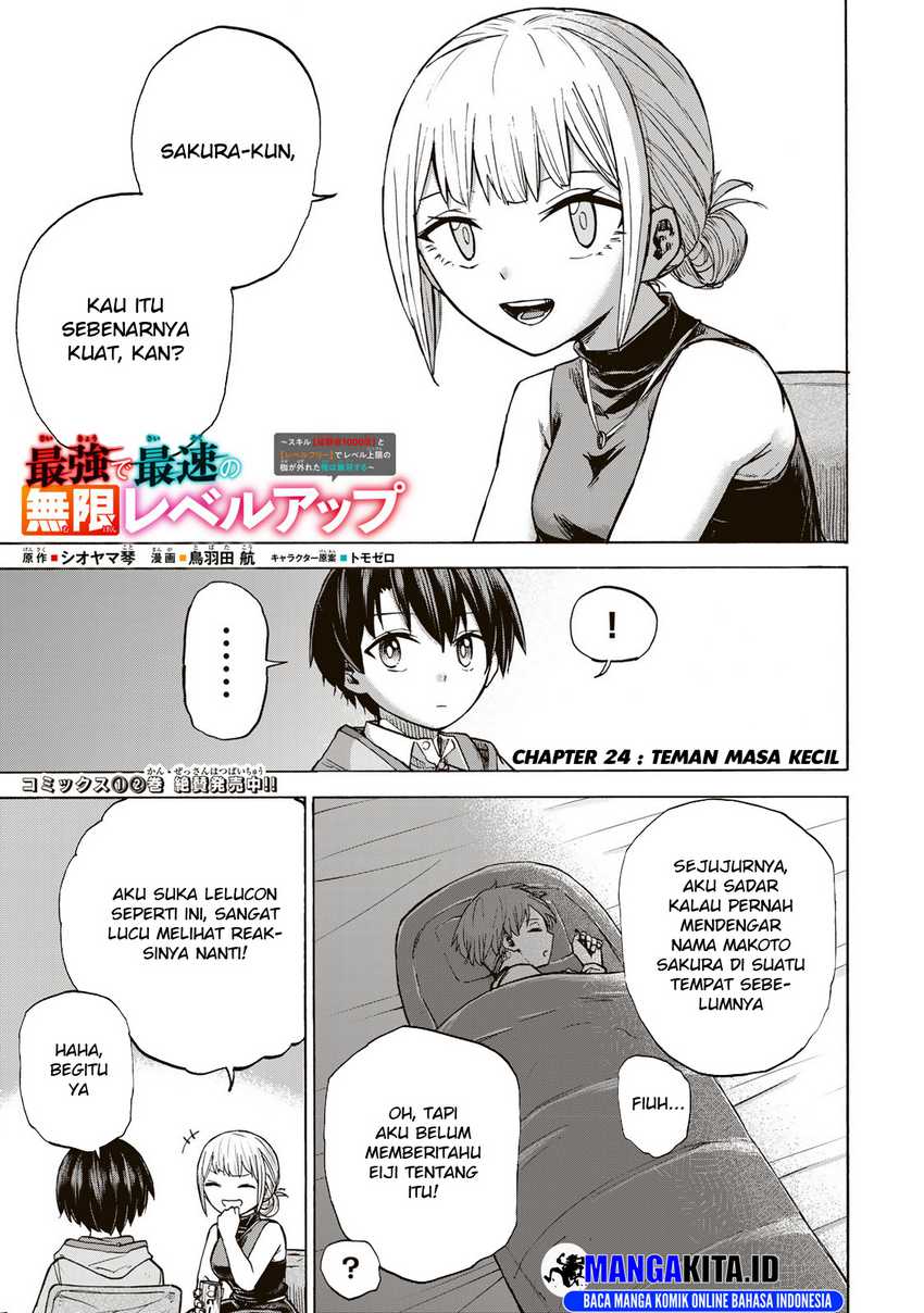 Saikyou de Saisoku no Mugen Level Up Chap 24 - Next Chap 25