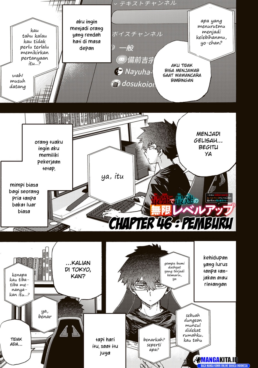 Saikyou de Saisoku no Mugen Level Up Chap 46 - Next Chap 47