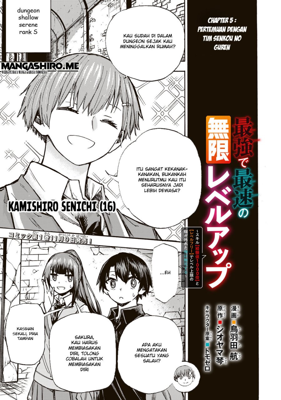 Saikyou de Saisoku no Mugen Level Up Chap 5 - Next Chap 6