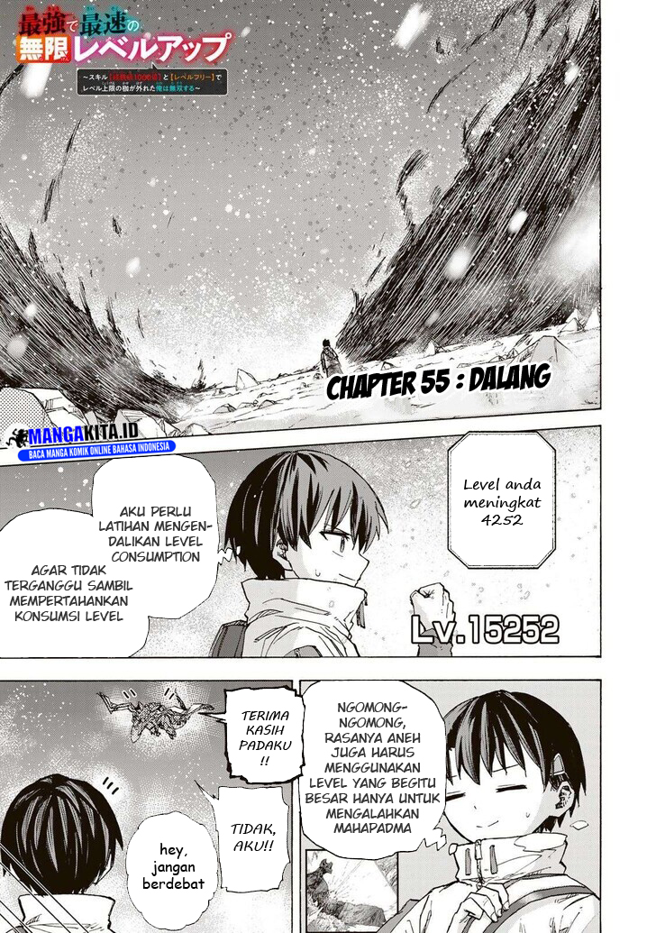 Saikyou de Saisoku no Mugen Level Up Chap 55 - Next Chap 56