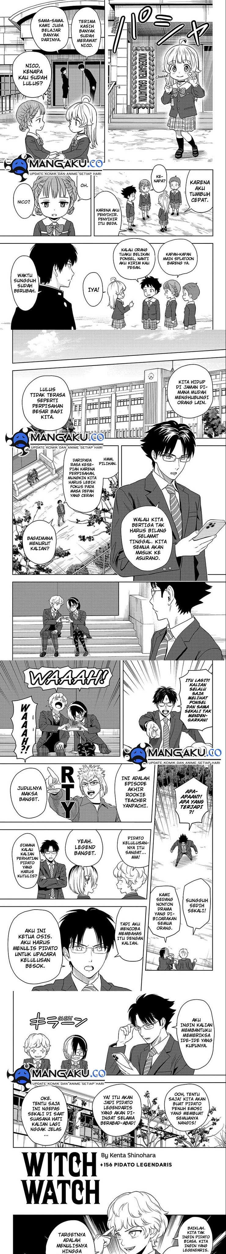 Witch Watch Chap 155 - Next Chap 156