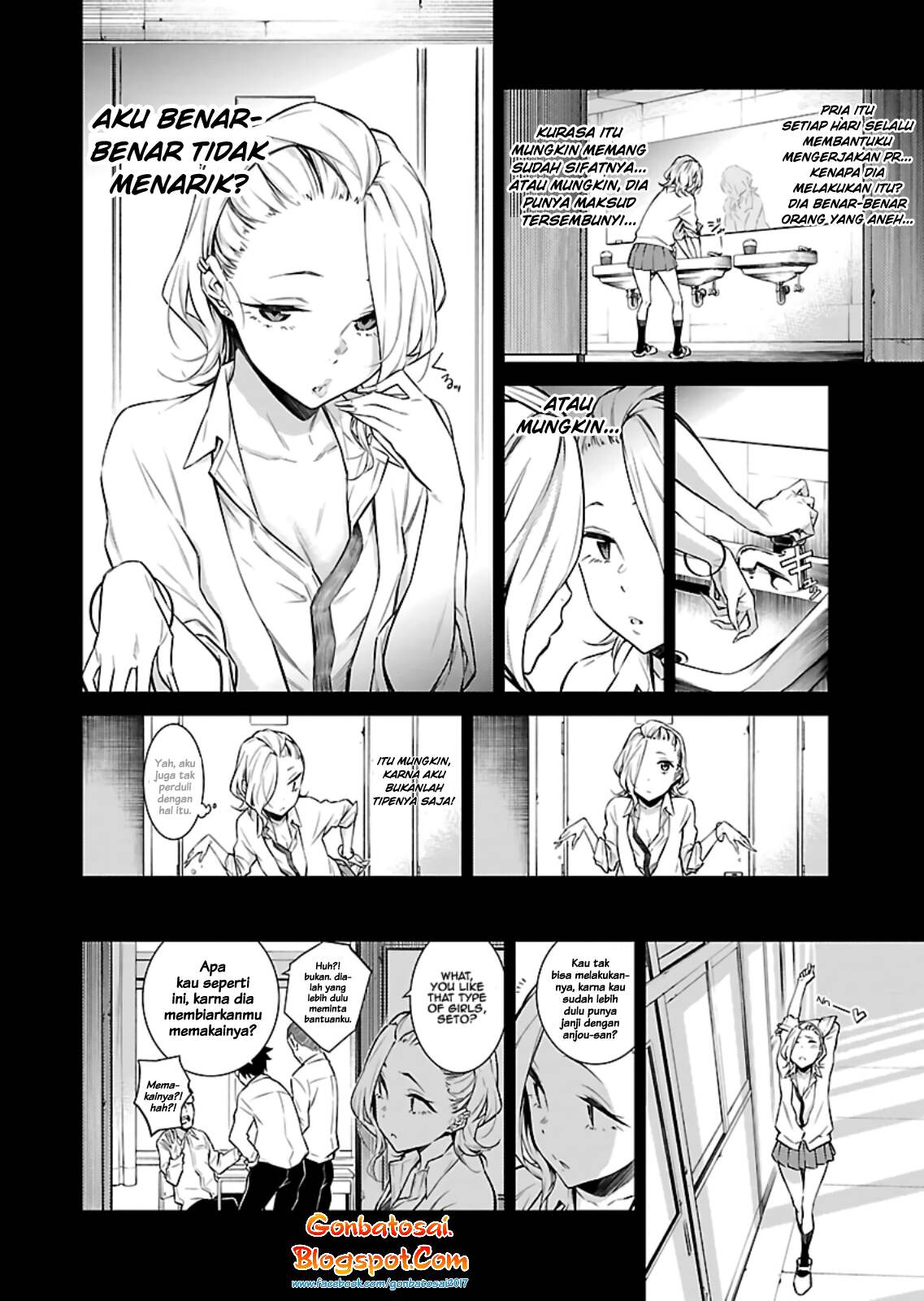 Yancha Gal no Anjou-san Chap 14 - Next Chap 15
