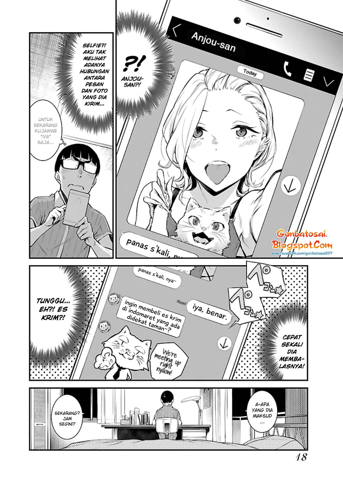 Yancha Gal no Anjou-san Chap 16 - Next Chap 17