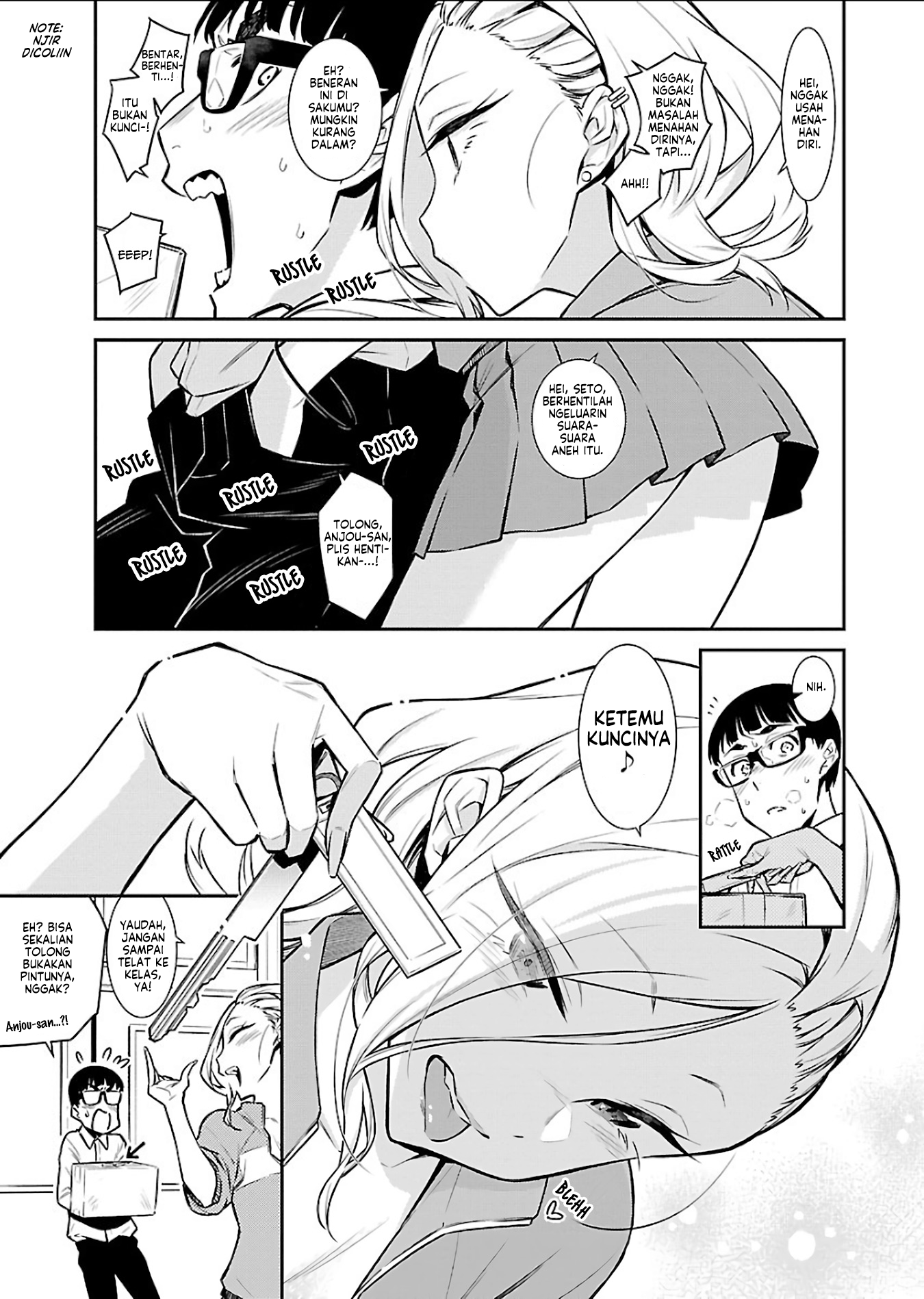 Yancha Gal no Anjou-san Chap 34.5 - Next Chap 35.5