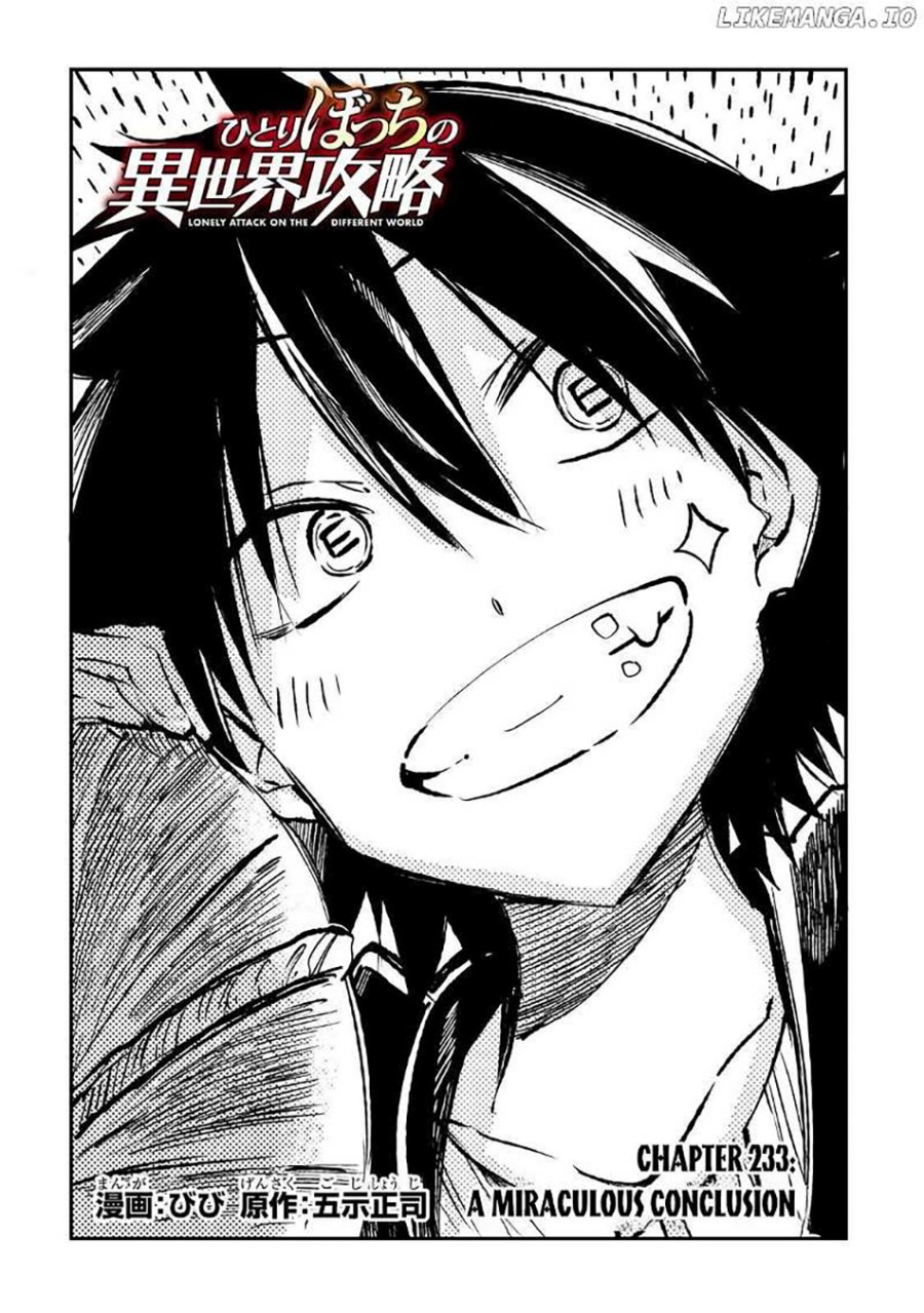 Hitoribocchi no Isekai Kouryaku Chap 233 - Next Chap 234