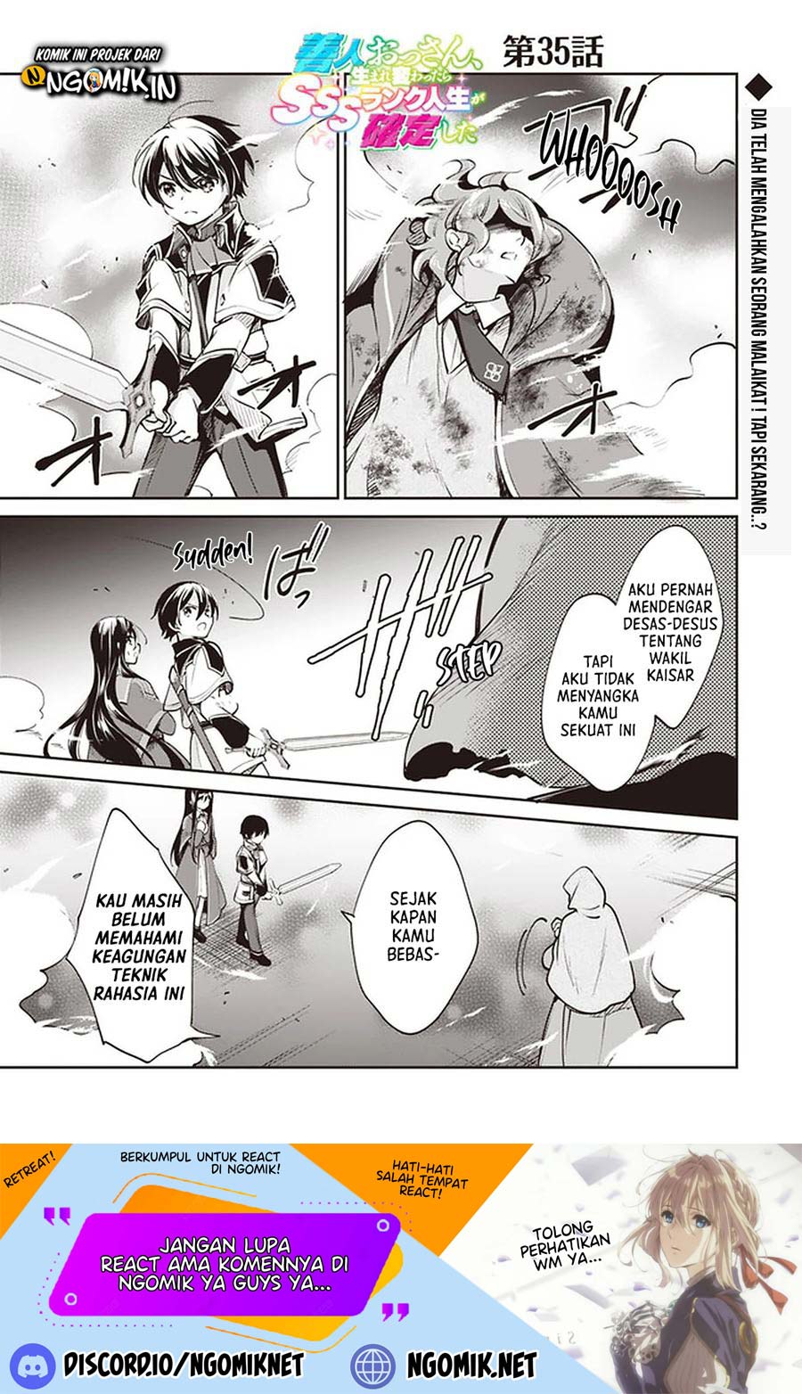 Zennin Ossan, Umarekawattara SSS Rank Jinsei ga Kakutei shita Chap 35 - Next Chap 36