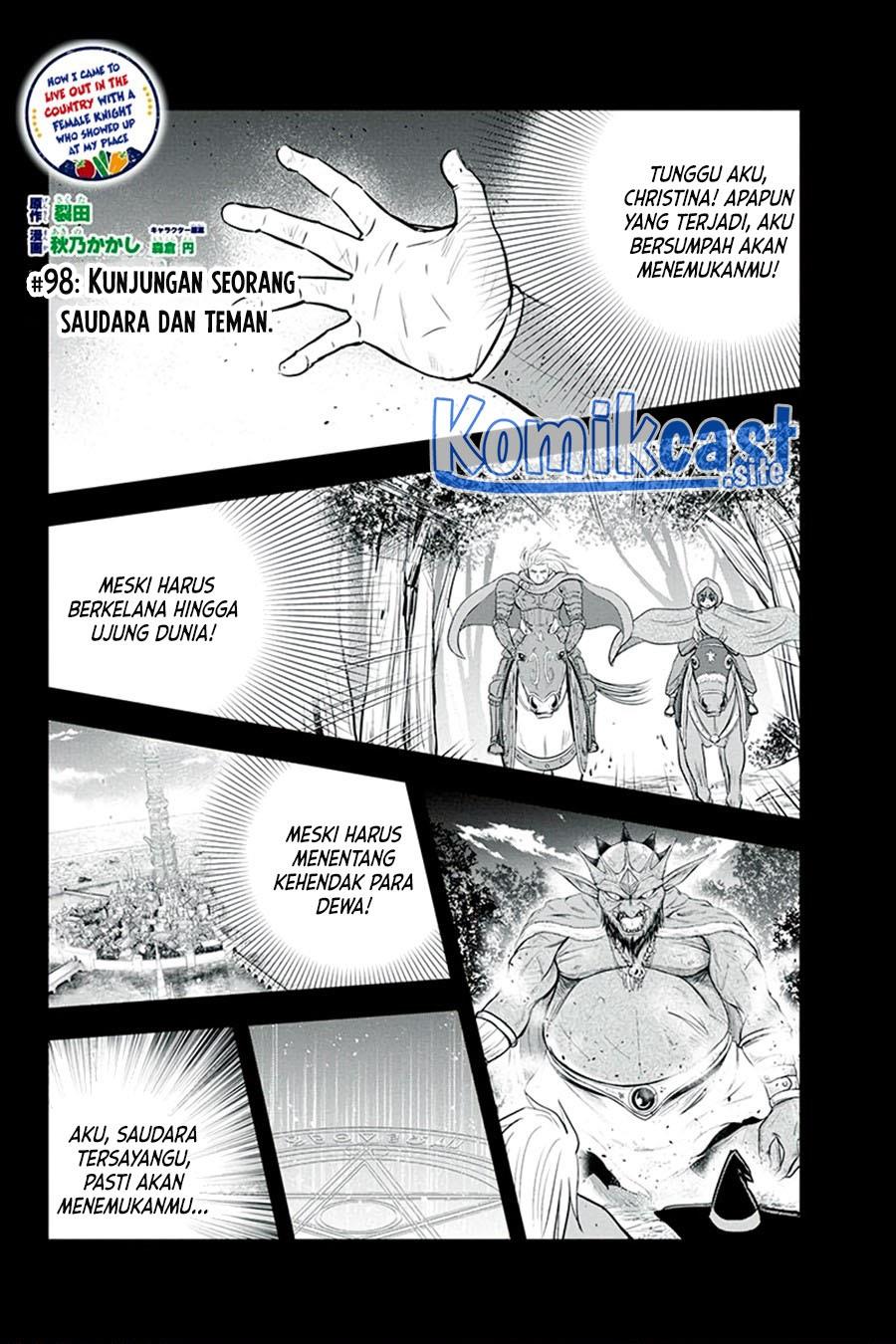 Orenchi ni Kita Onna Kishi to: Inakagurashi suru Koto ni Natta Ken Chap 98 - Next Chap 99