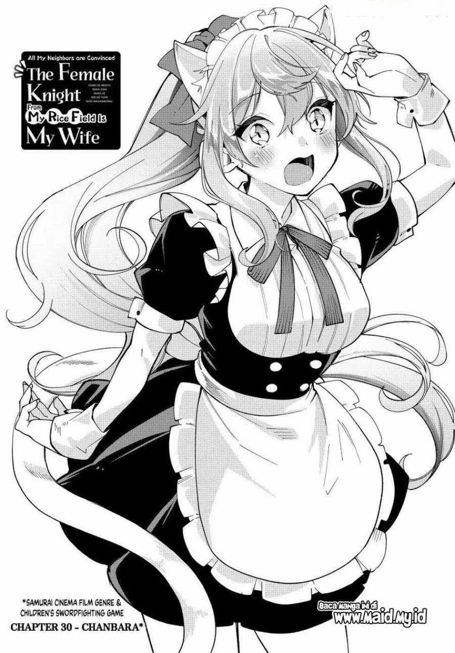 Tanbo de Hirotta Onna Kishi, Inaka de Ore no Yome da to Omowareteiru Chap 30 - Next Chap 31