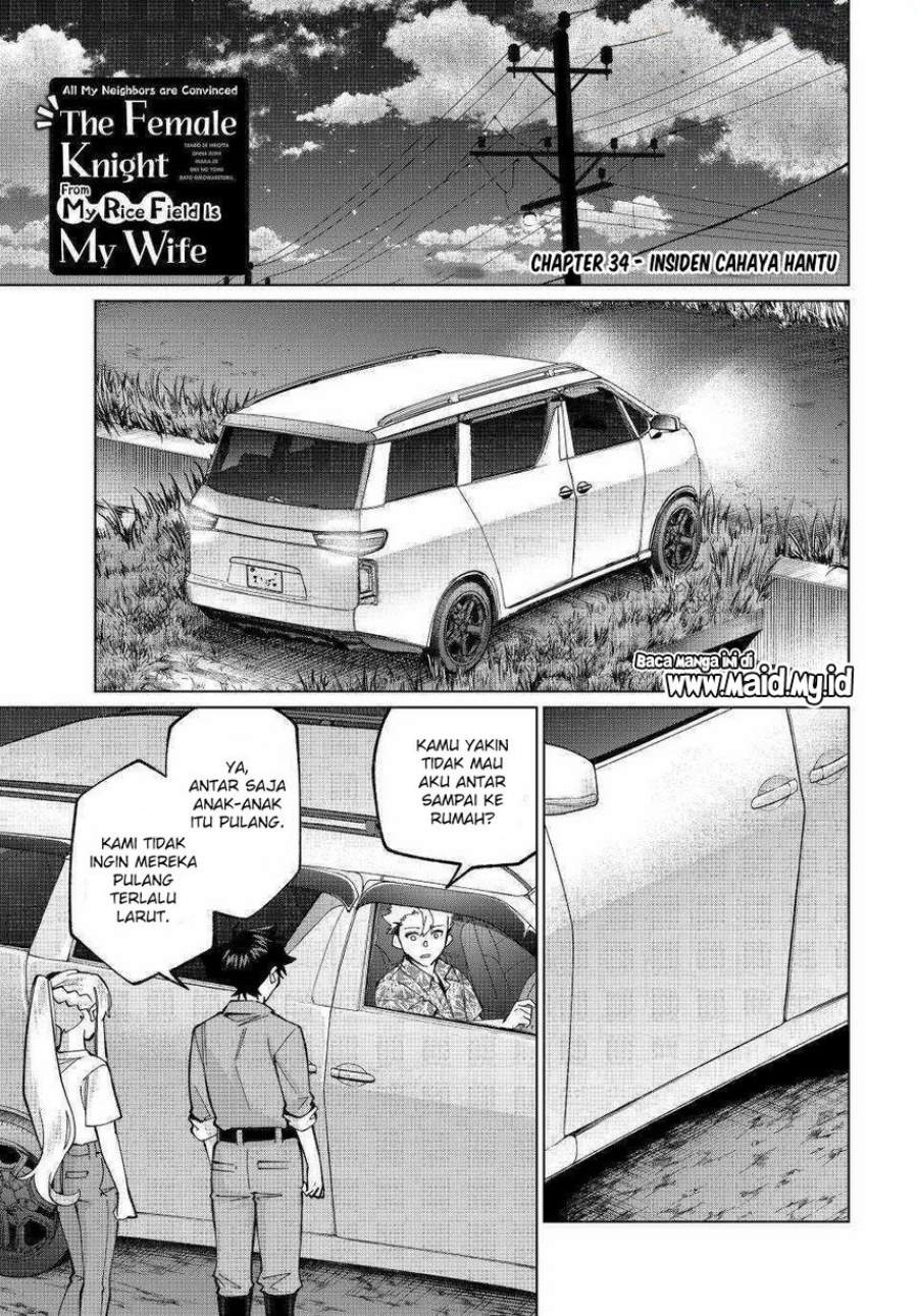 Tanbo de Hirotta Onna Kishi, Inaka de Ore no Yome da to Omowareteiru Chap 34 - Next Chap 35