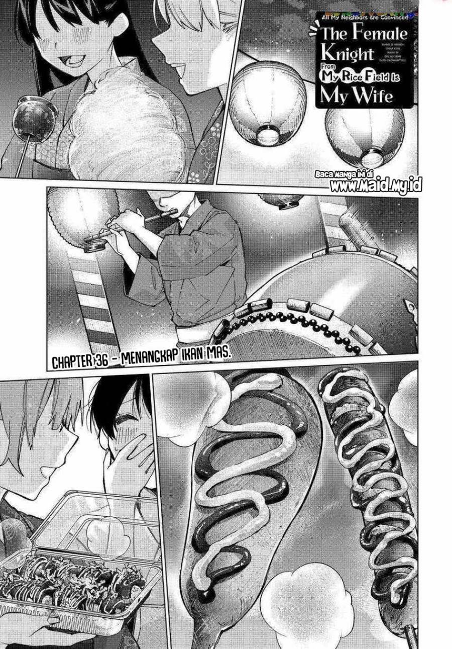 Tanbo de Hirotta Onna Kishi, Inaka de Ore no Yome da to Omowareteiru Chap 36 - Next Chap 37