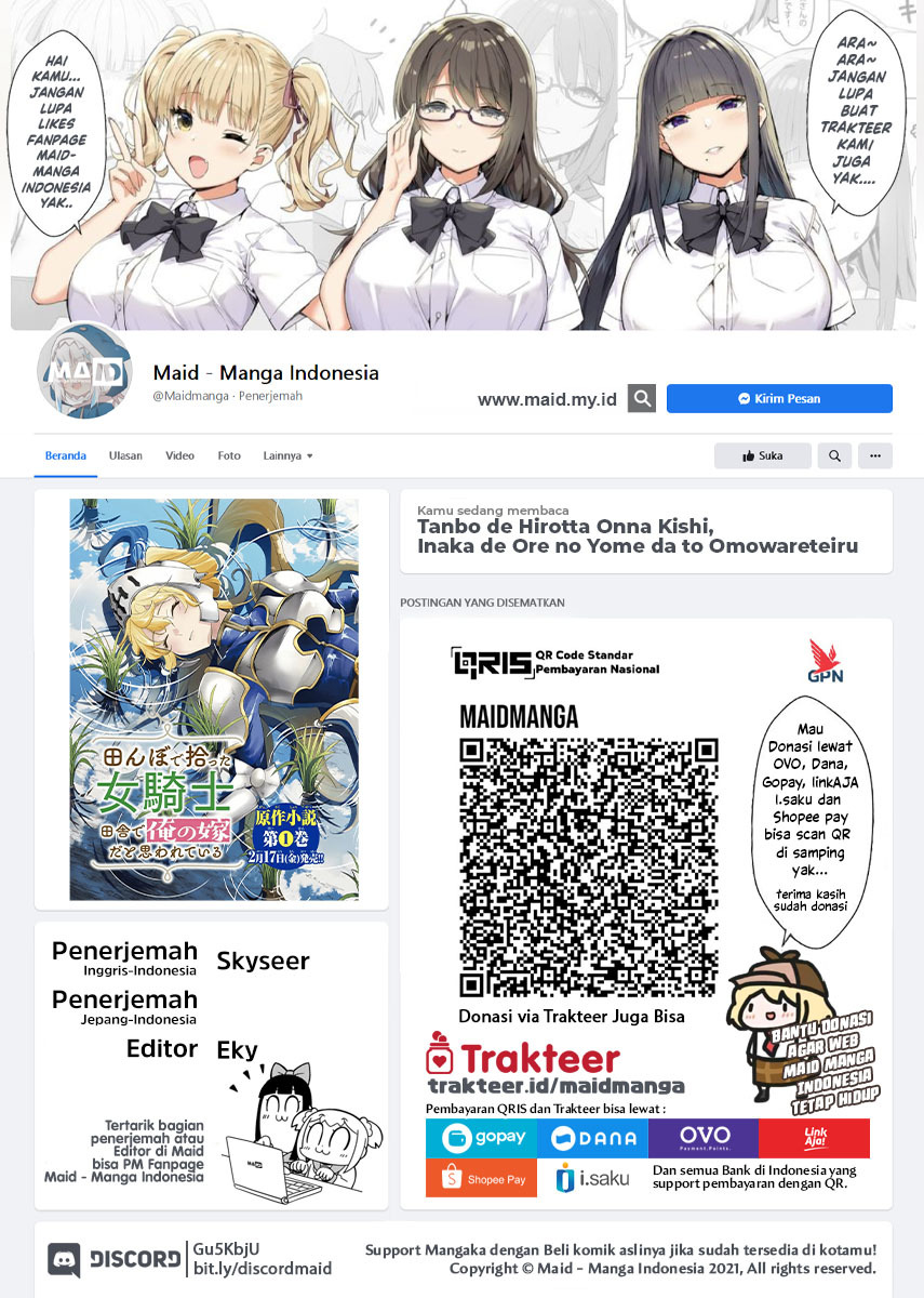 Tanbo de Hirotta Onna Kishi, Inaka de Ore no Yome da to Omowareteiru Chap 5 - Next Chap 6