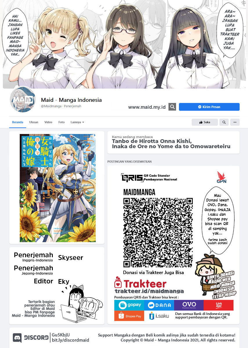 Tanbo de Hirotta Onna Kishi, Inaka de Ore no Yome da to Omowareteiru Chap 7 - Next Chap 8