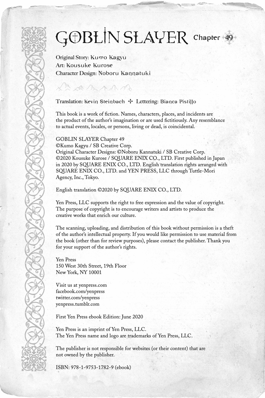 Goblin Slayer Chap 49 - Next Chap 50