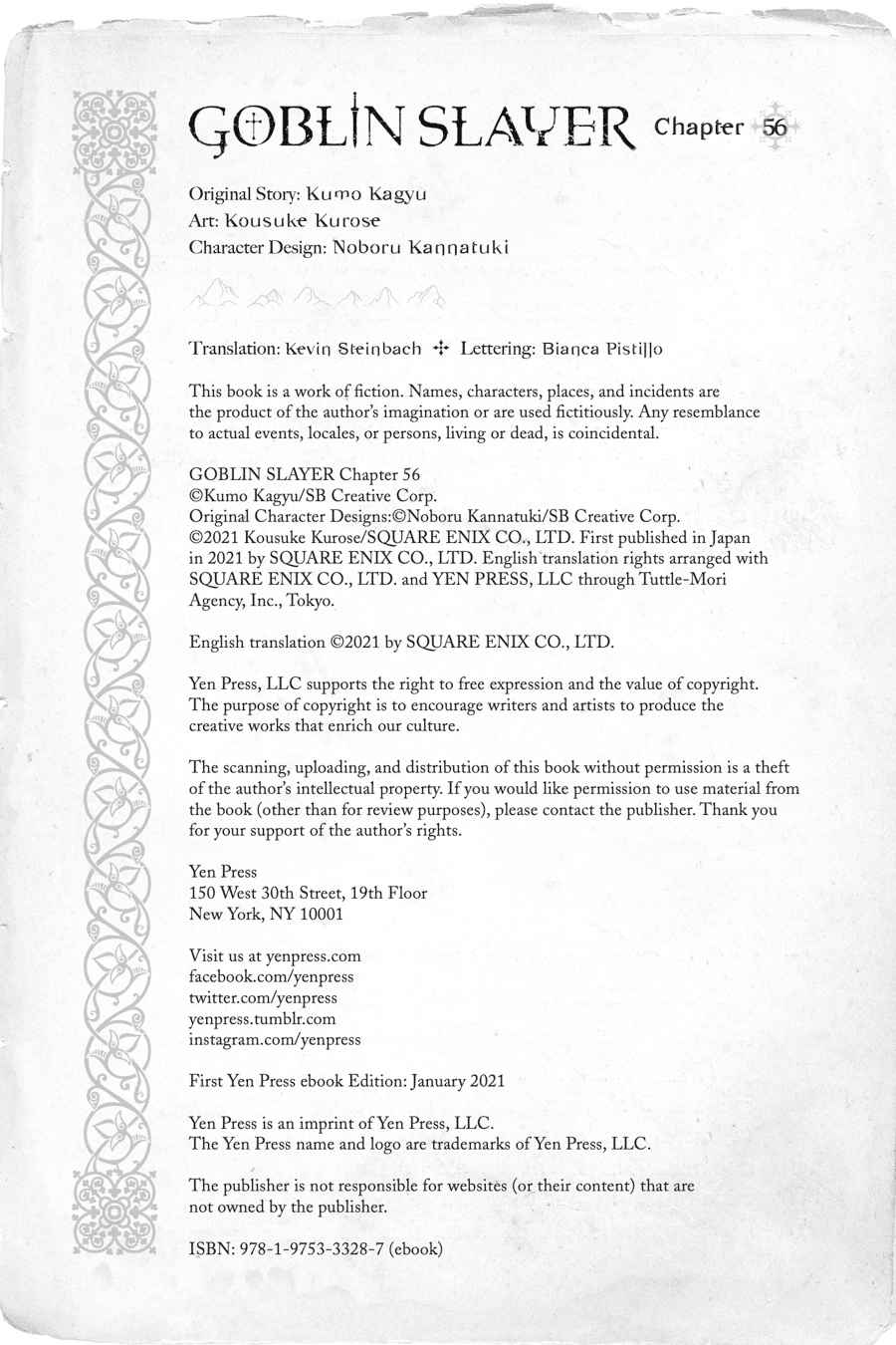 Goblin Slayer Chap 56 - Next Chap 57