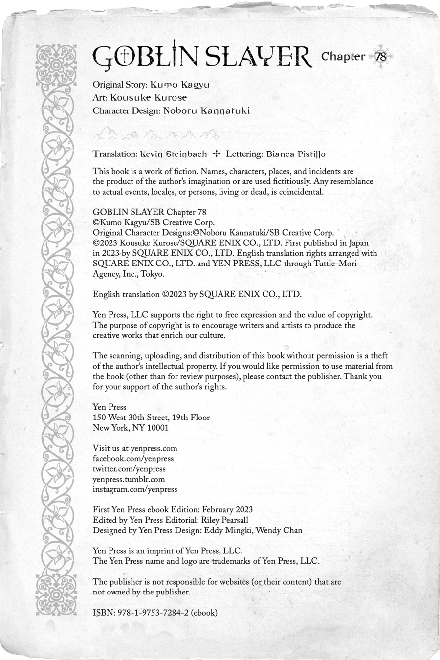 Goblin Slayer Chap 78 - Next Chap 79