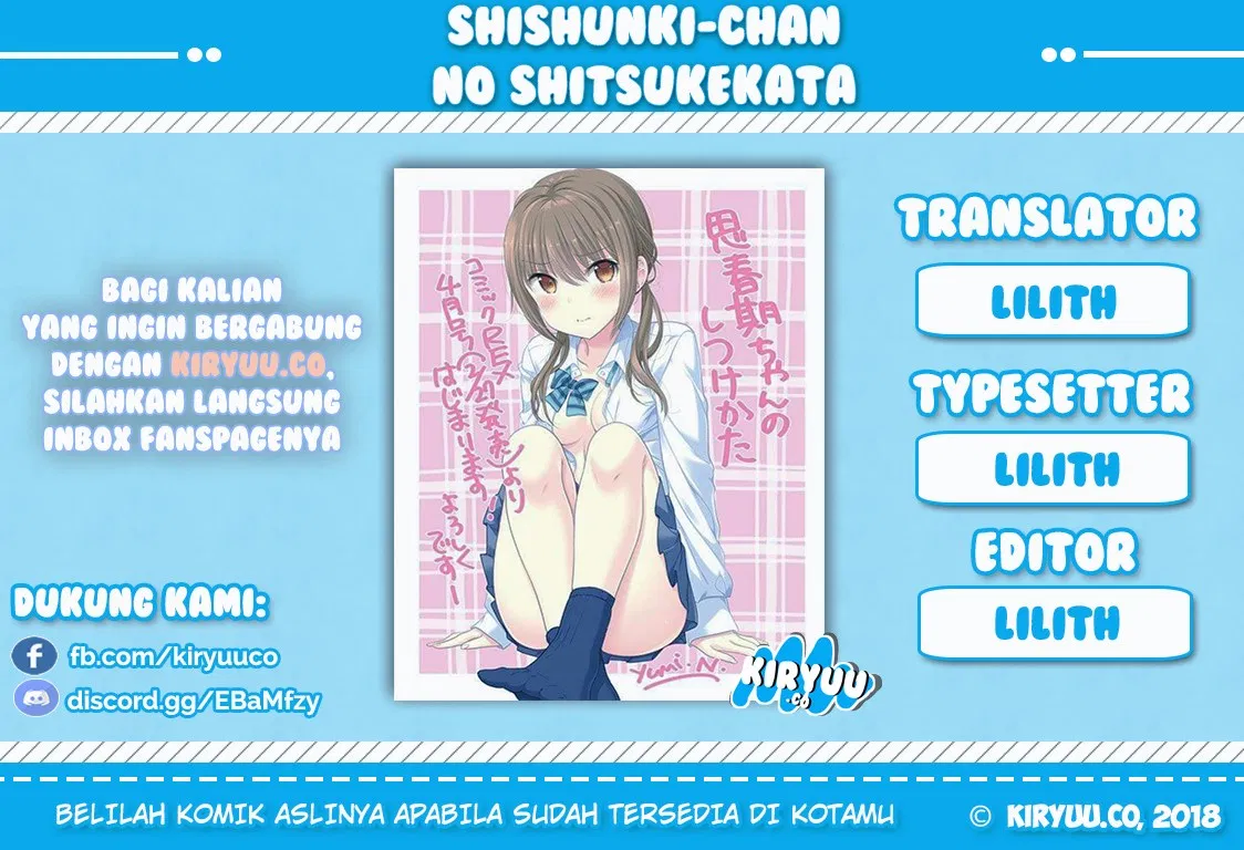 Shishunki-chan no Shitsukekata Chap 1 - Next Chap 2