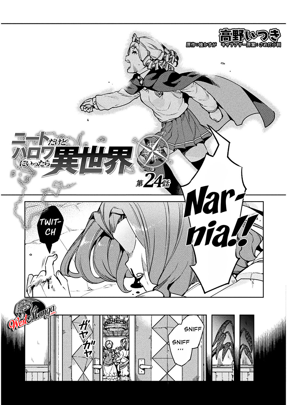 NEET dakedo Hello Work ni Ittara Isekai ni Tsuretekareta Chap 24 - Next Chap 25