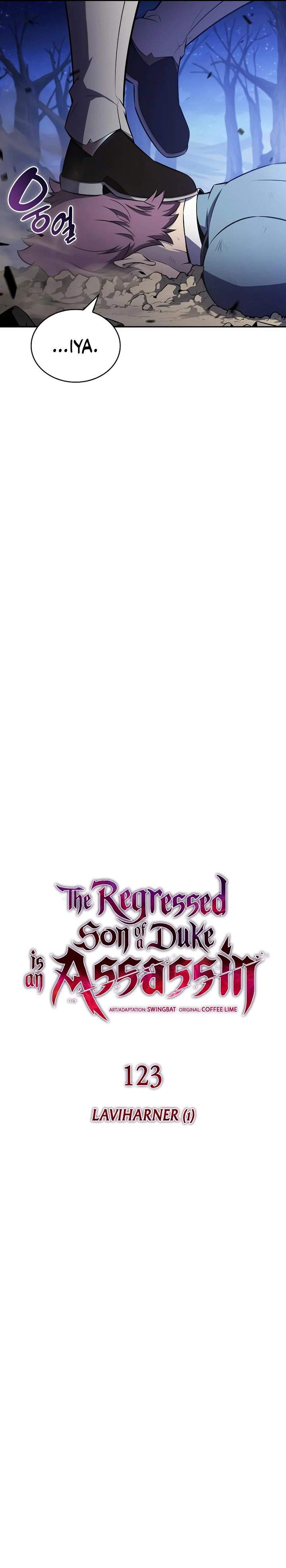 The Regressed Son of a Duke is an Assassin Chap 123 - Next Chap 124